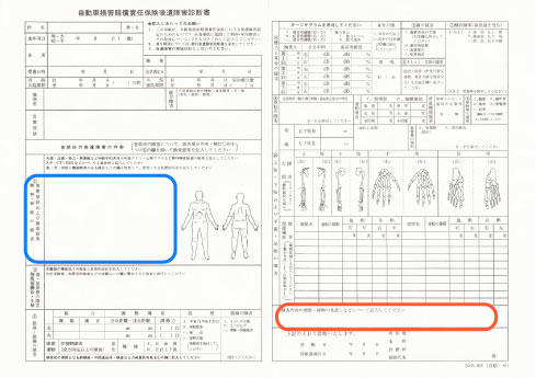 後遺障害診断書